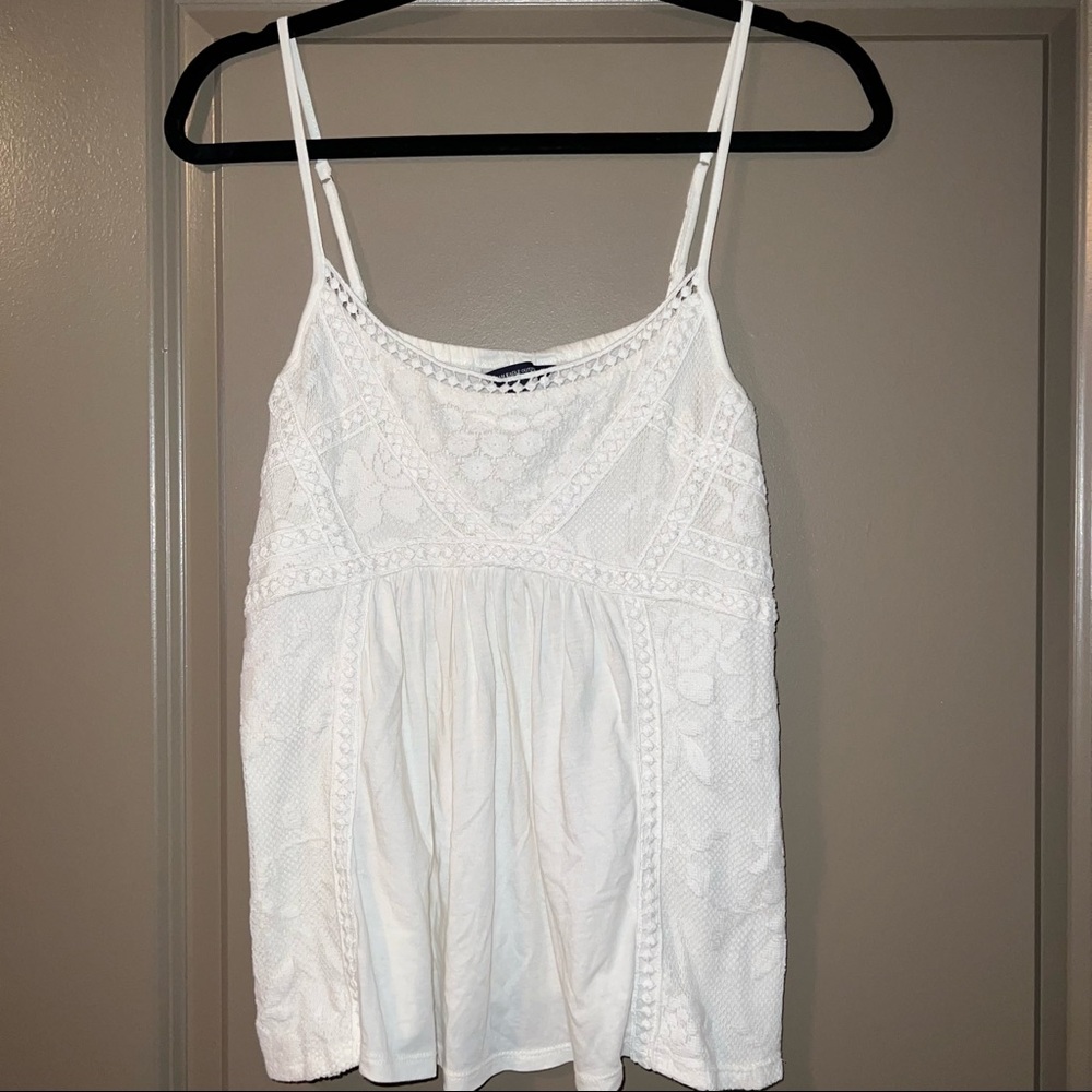 SOLD | NWOT Embroidered Flow Tank Top